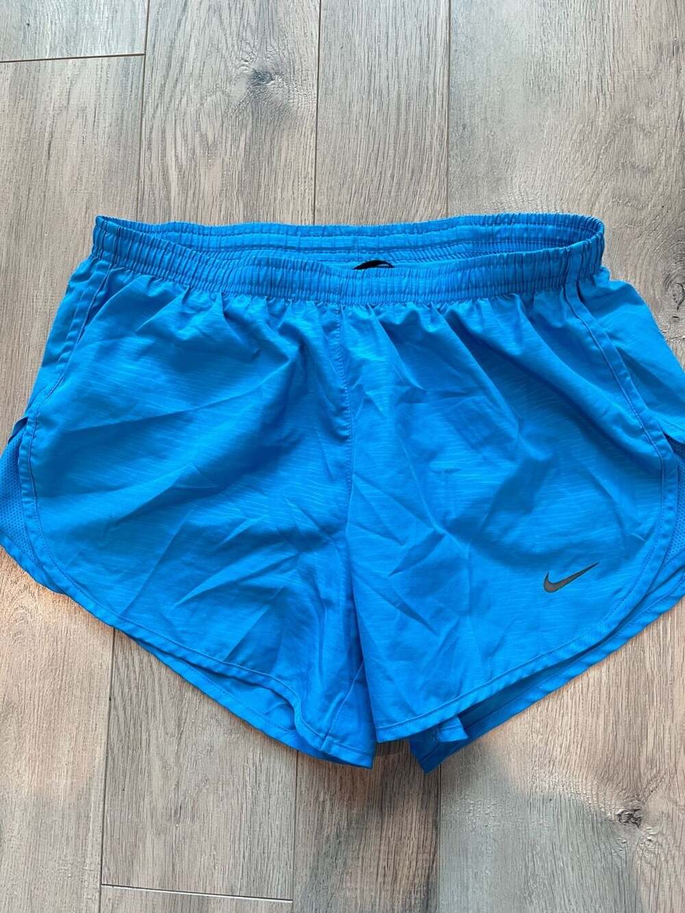 Nike Women's Dri-FIT Running Shorts, Size Small, Blue